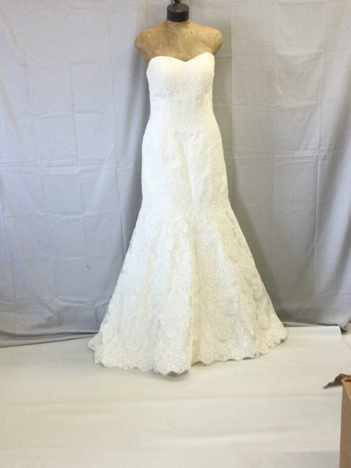 Essence Ivory Lace Gown Size 14
