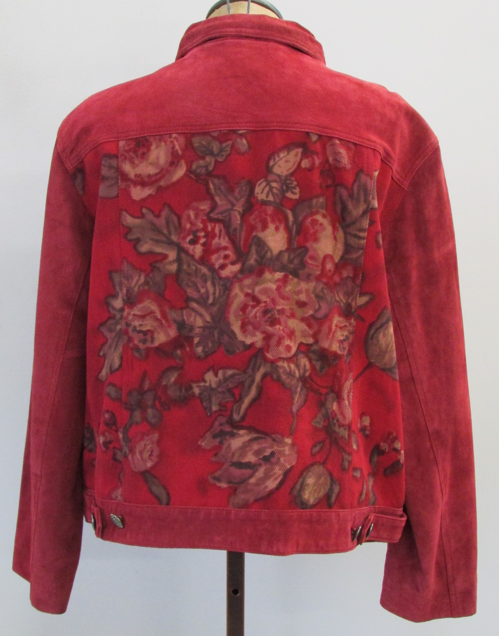 Original Chico's Design, Women Suede Jacket Size CH3 - Image 3