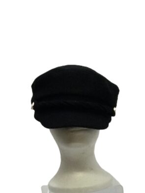 Zara Women Black Fuzzy Hat