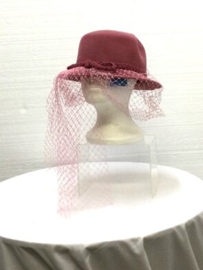 Chapeau Creations Women Pink Hat w Bow Detail