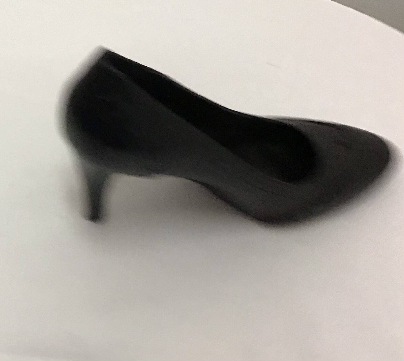 Coach and Four Women Black Genuine Leather Slip On Pumps. Loafer Style Size 9, 3" heel - Image 3