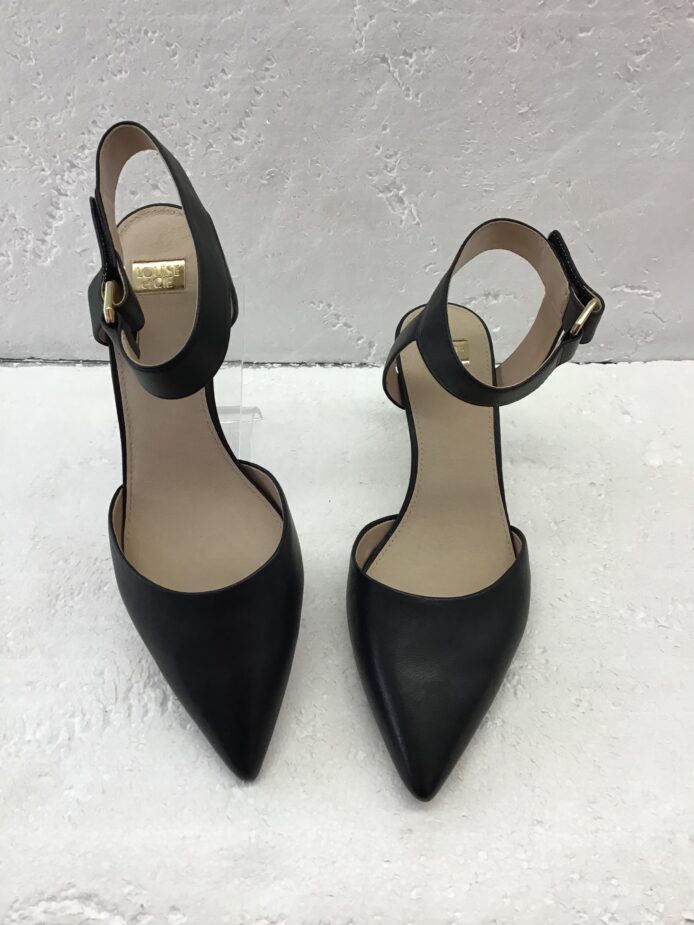 Louise et Cie Shoes, LC Greta,Black Leather Pointy Toe Ankle Strap Size 11 - Image 2