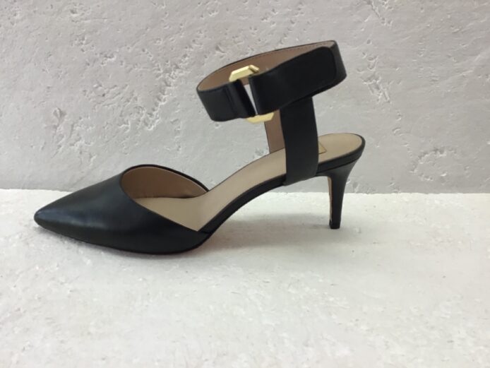 Louise et Cie Shoes, LC Greta,Black Leather Pointy Toe Ankle Strap Size 11 - Image 5