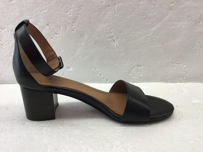Vionic Women Black Strappy Opentoe Sandal w Block Heel w Buckle Size 11 - Image 6