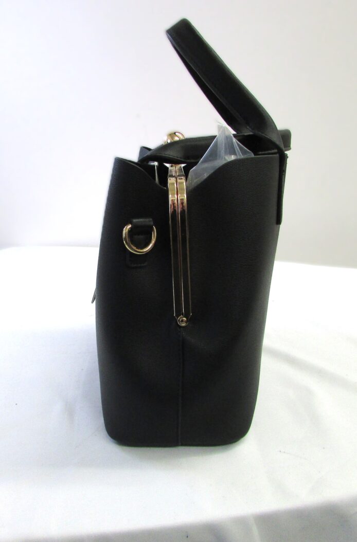 Dune London Black w Gold Trim Tote Purse - Image 4