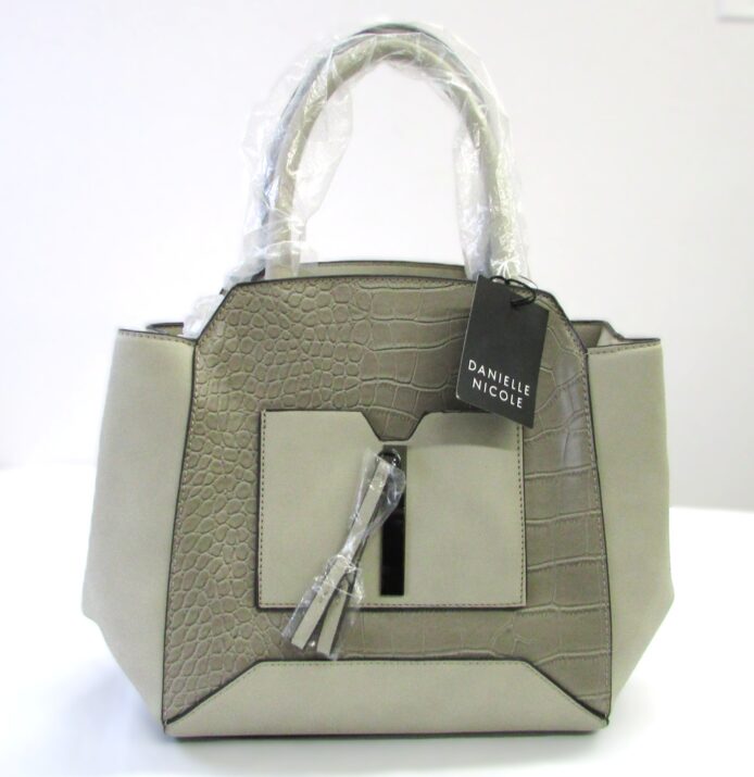 Danielle Nicole Gray Tote Bag Purse