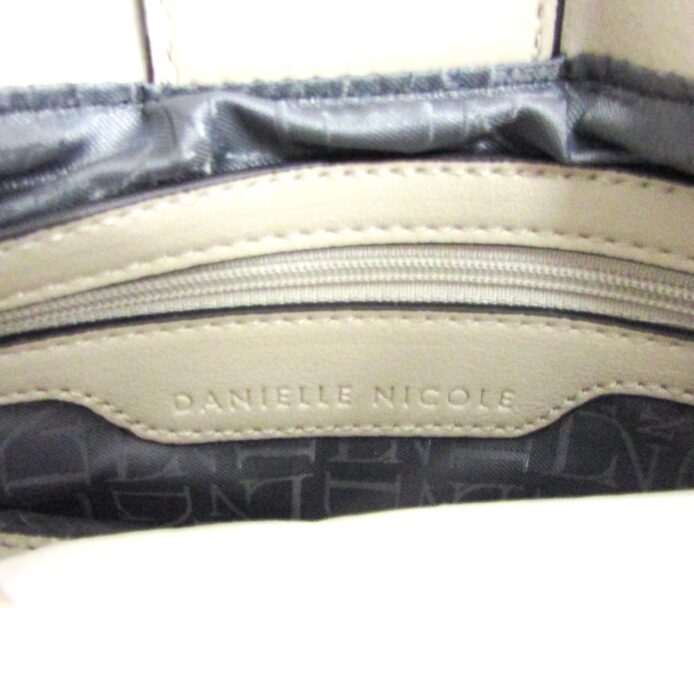 Danielle Nicole Gray Tote Bag Purse - Image 8