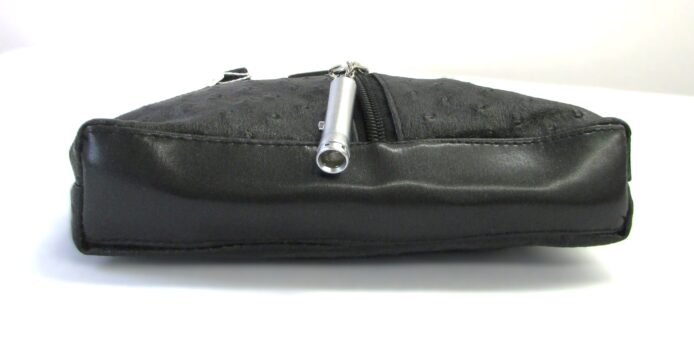 Manahttan Leather Black Mini Purse - Image 5