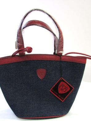 Blaine Trump Denim Bucket Purse