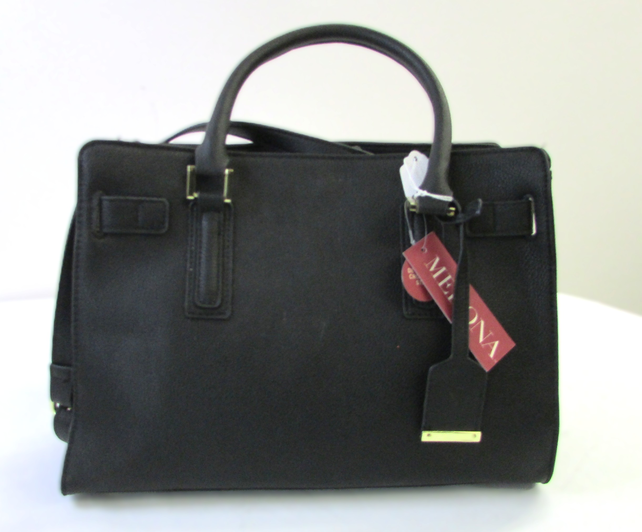 Merona Black Crossbody Tote - Image 2