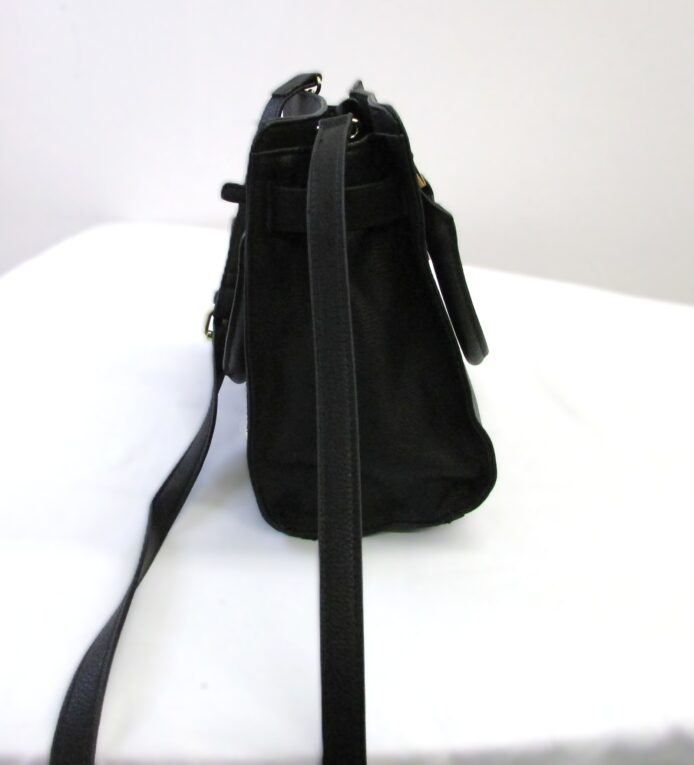 Merona Black Crossbody Tote - Image 4