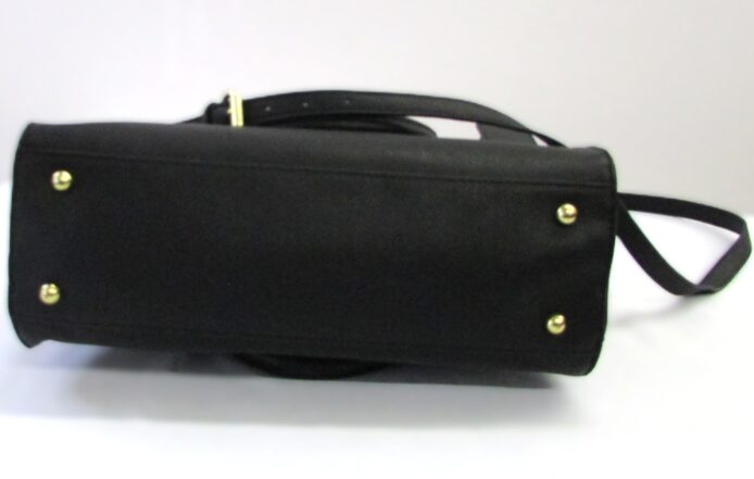 Merona Black Crossbody Tote - Image 5