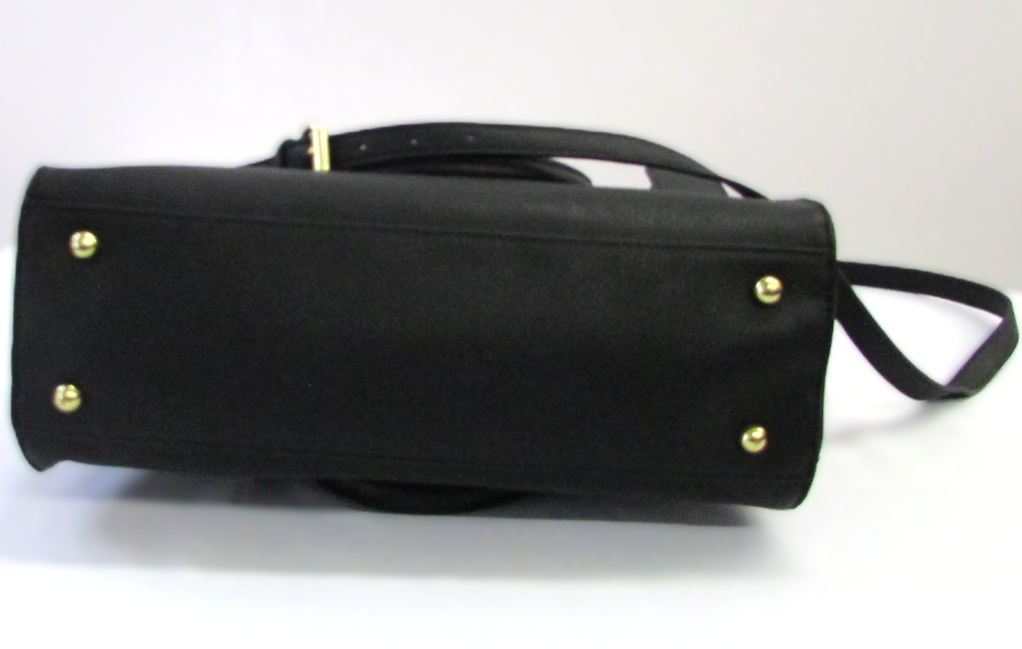 Merona Black Crossbody Tote - Image 5
