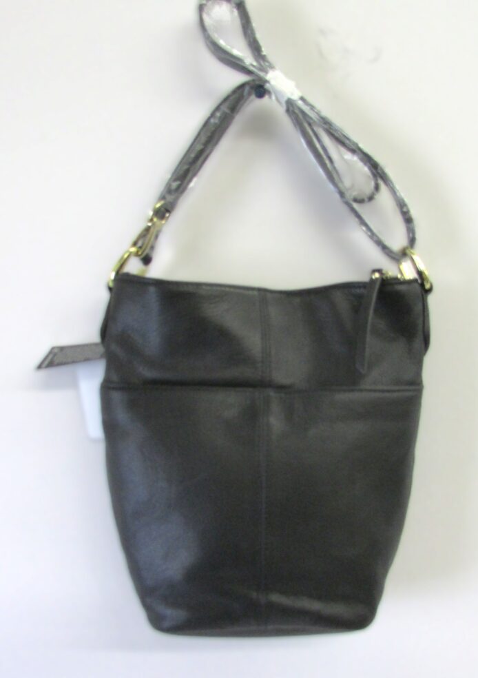 B Makowsky Black Leather Purse - Image 2