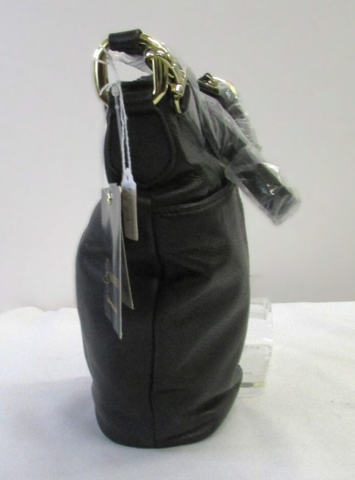 B Makowsky Black Leather Purse - Image 4