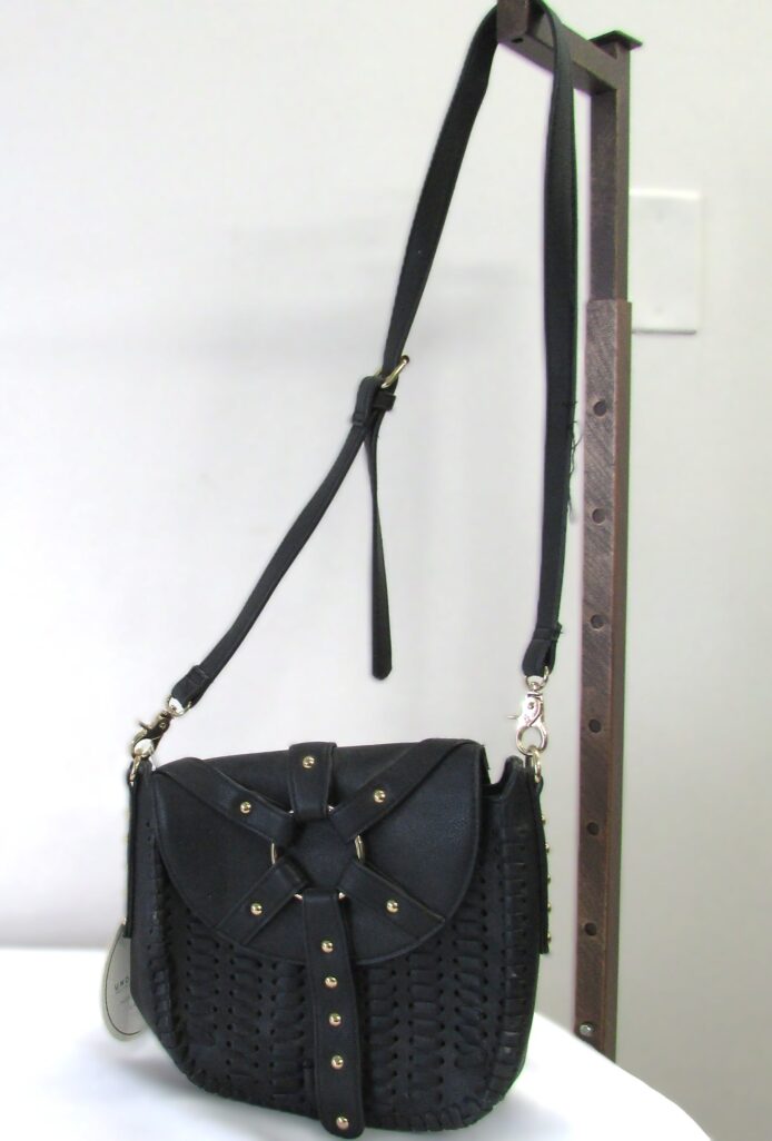 Under One sSky Black Saddle Bag Purse