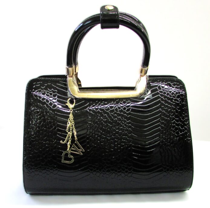 Danbury Mint Patent Leather Tote Bag Purse