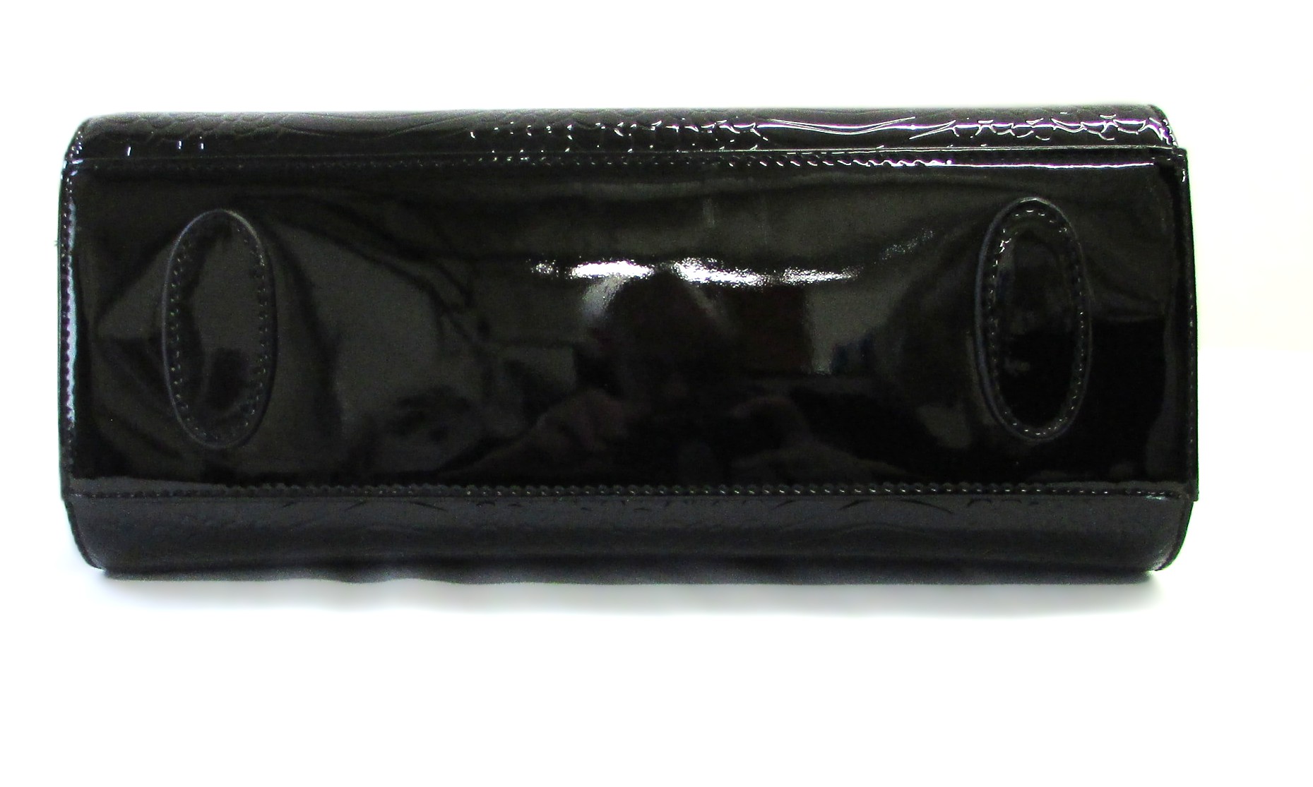 Danbury Mint Patent Leather Tote Bag Purse - Image 5