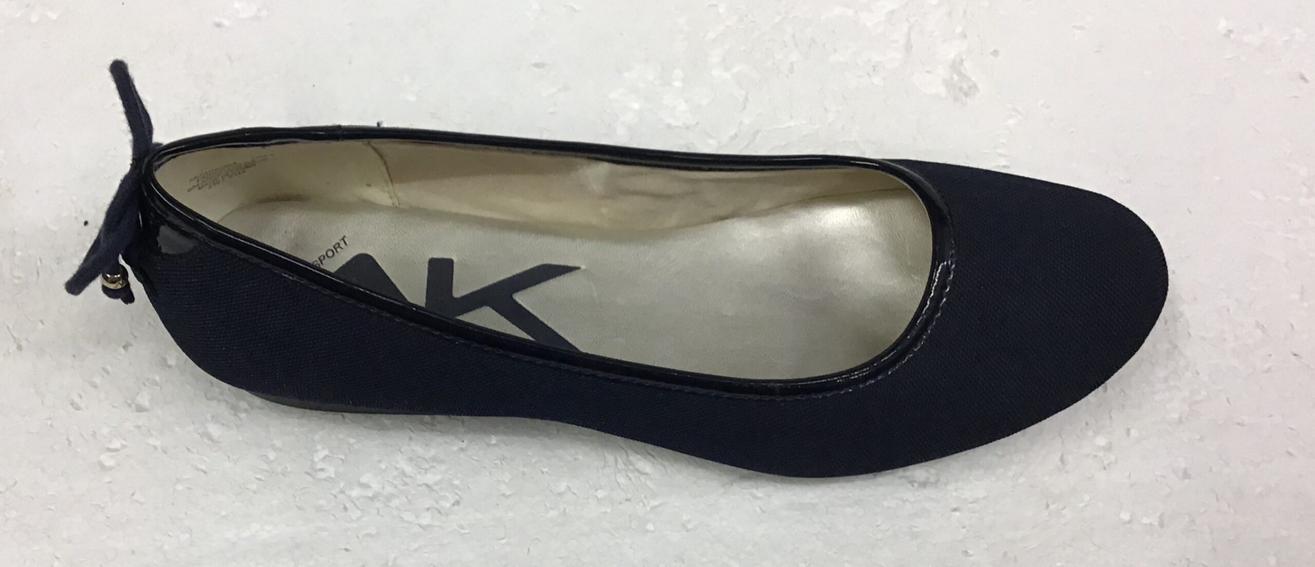 Anne Klien Women Comfort Shoes, Navy Blue Slip On Micro Wedge Shoe Size 9.5 - Image 5