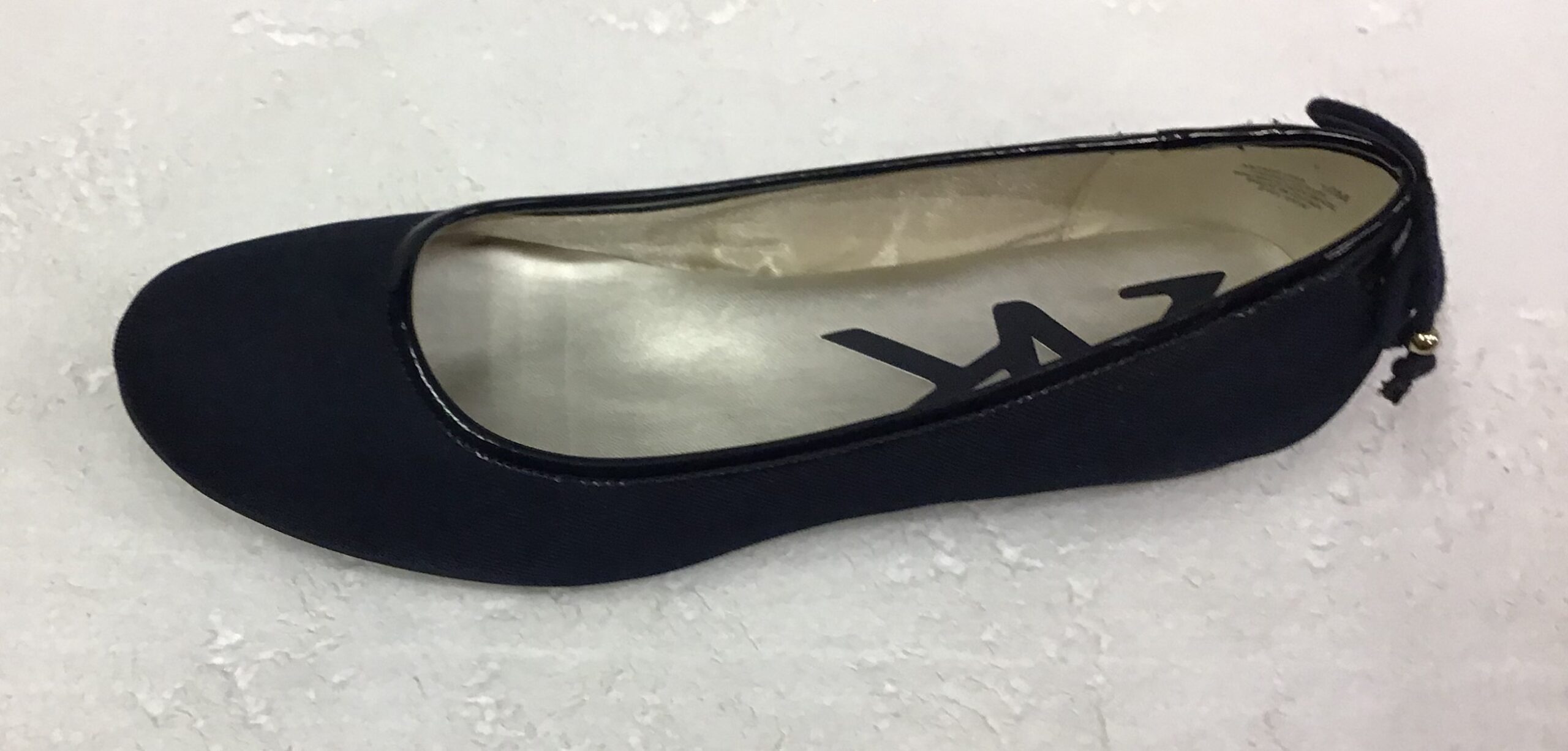 Anne Klien Women Comfort Shoes, Navy Blue Slip On Micro Wedge Shoe Size 9.5 - Image 4