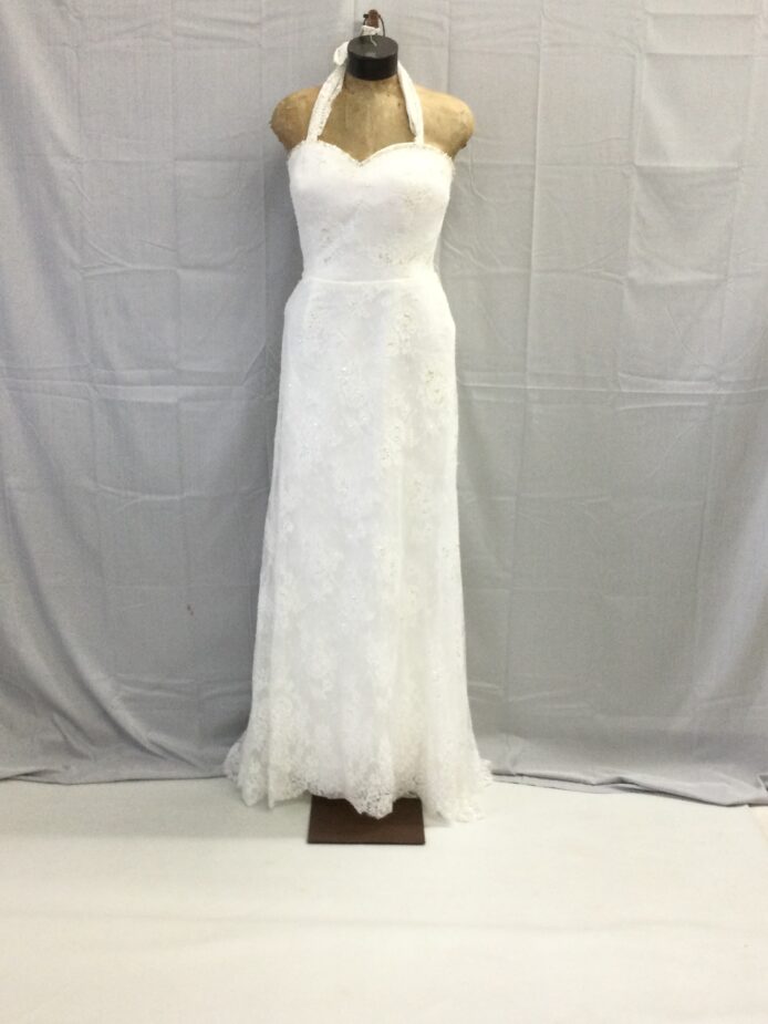 Jasmine White Lace Mermaid Gown Size 12