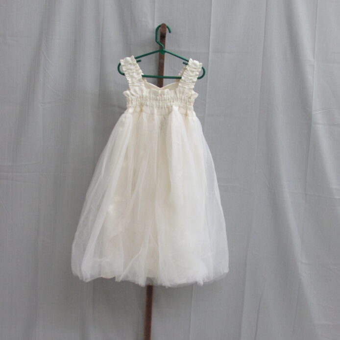 fattie pie ivory flower girl dress size 3 ankle - Image 2