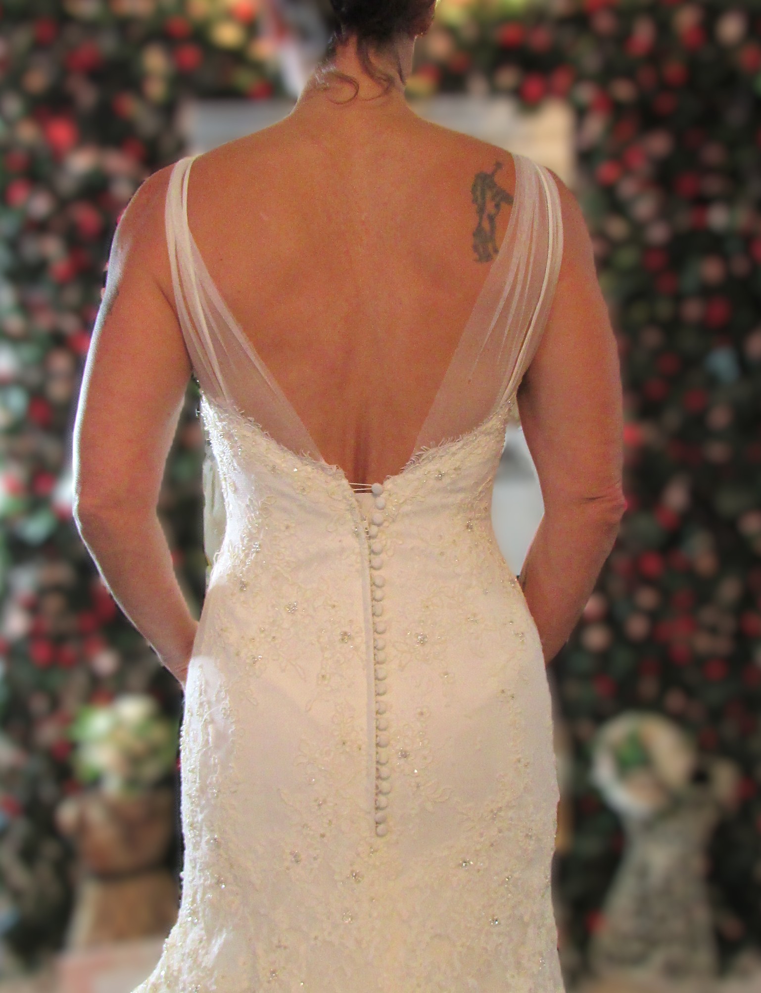 Jasmine Haute Couture Bridal Gown Size 8 - Image 2