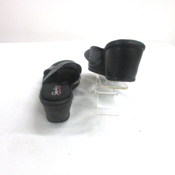 Skecher Memory Foam Strappy Wedge Sandal w Studs Size 10 - Image 4