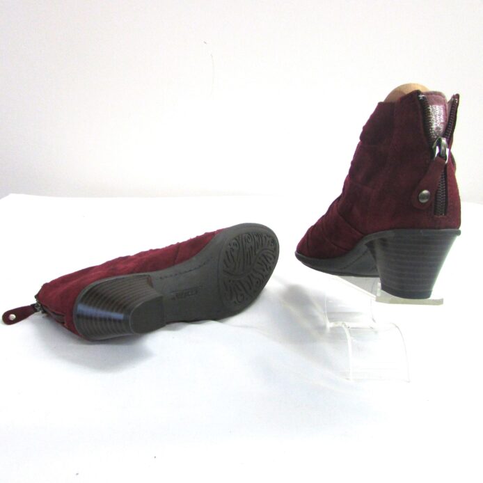 Earth Women's Genuine Suede Burgundy Aurora Shoe Sandal Size 7B - Image 5