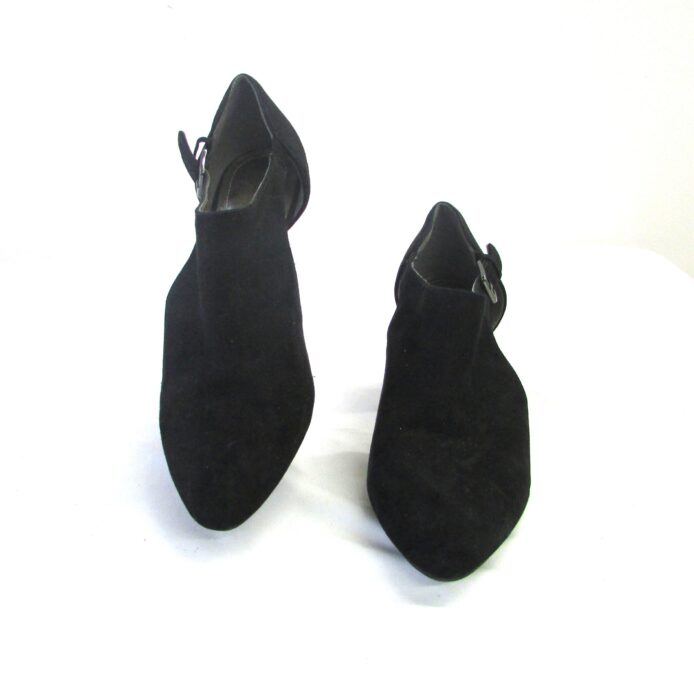 Bandolino Women's Black Suede Fashion Cutout Heel Size 9.5 - Image 2