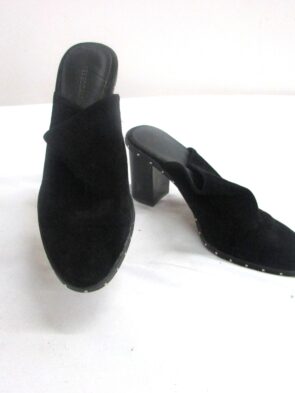 Rebecca Minkoff Black Suede Slip-on Mules Size 6.5