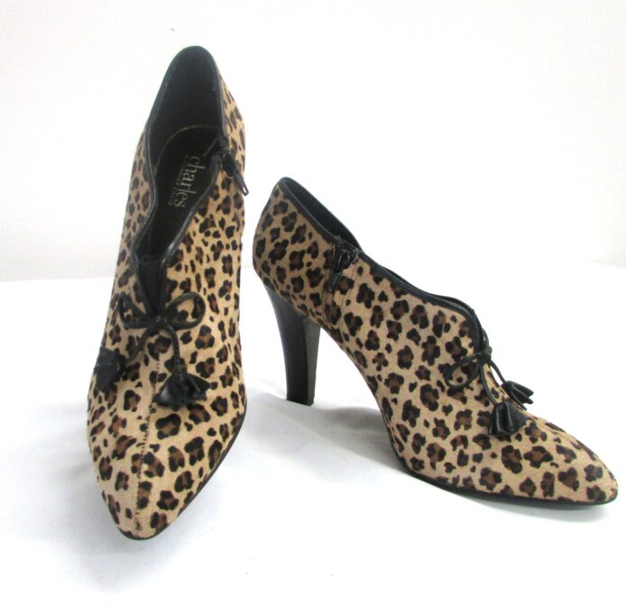 Charles by Charles David Women's Animal Print Ankle Shoe Boot Size 10