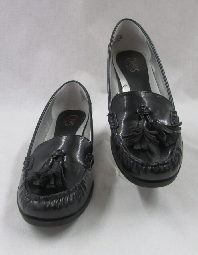 Chaps Est. 1978 Black Loafers Size 10B - Image 2