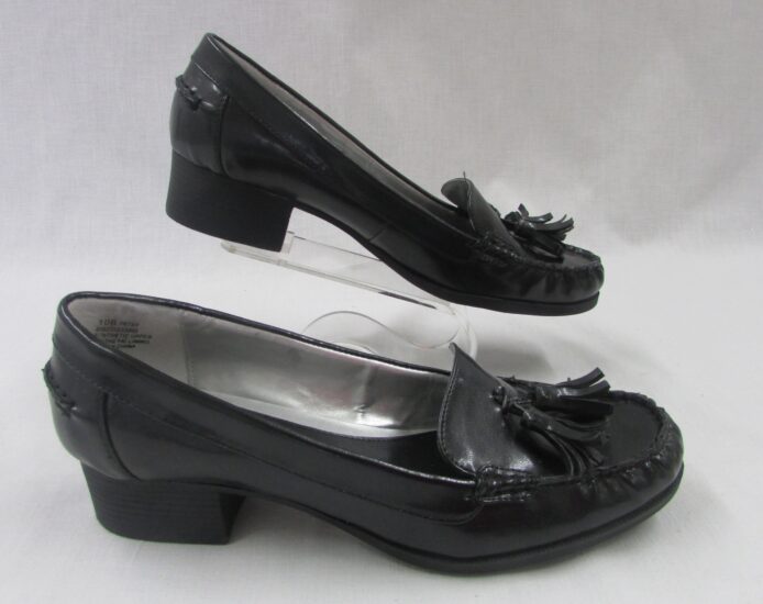 Chaps Est. 1978 Black Loafers Size 10B - Image 3