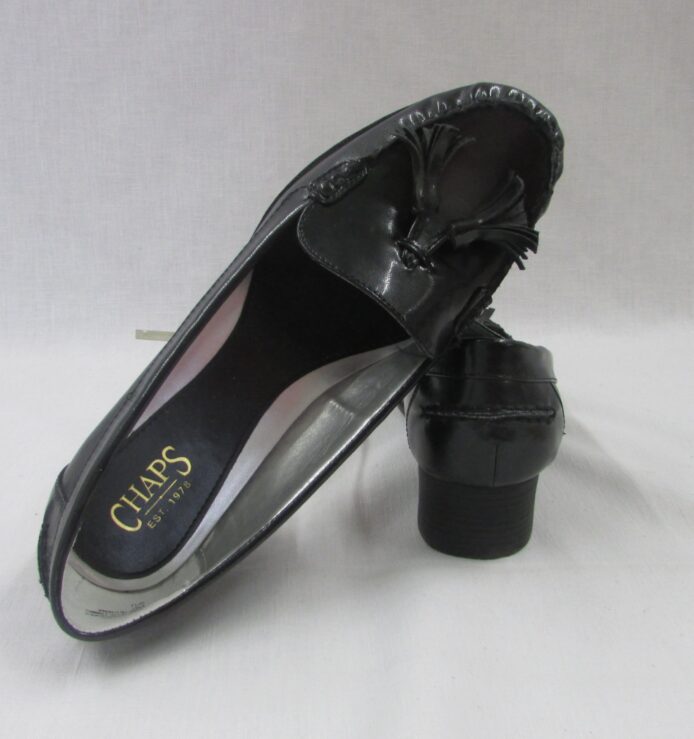 Chaps Est. 1978 Black Loafers Size 10B - Image 6