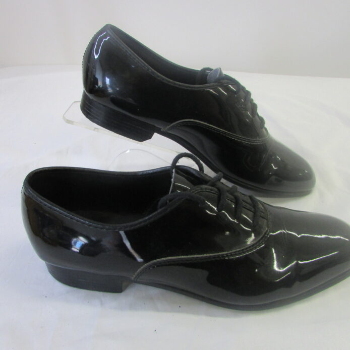 Barclay Black Patent Leather Lace-up Dress Shoes Size 8.5 - Image 3