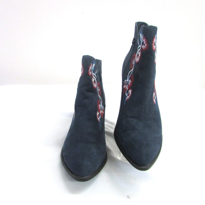 Carlos by Carlos Santana Women's Faux Blue Suede Ankle Boot Size 10 - Image 2