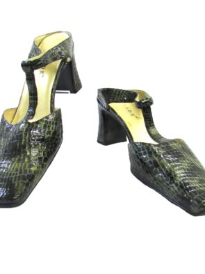 Parade Animal Print T-Strap Mules Size 10