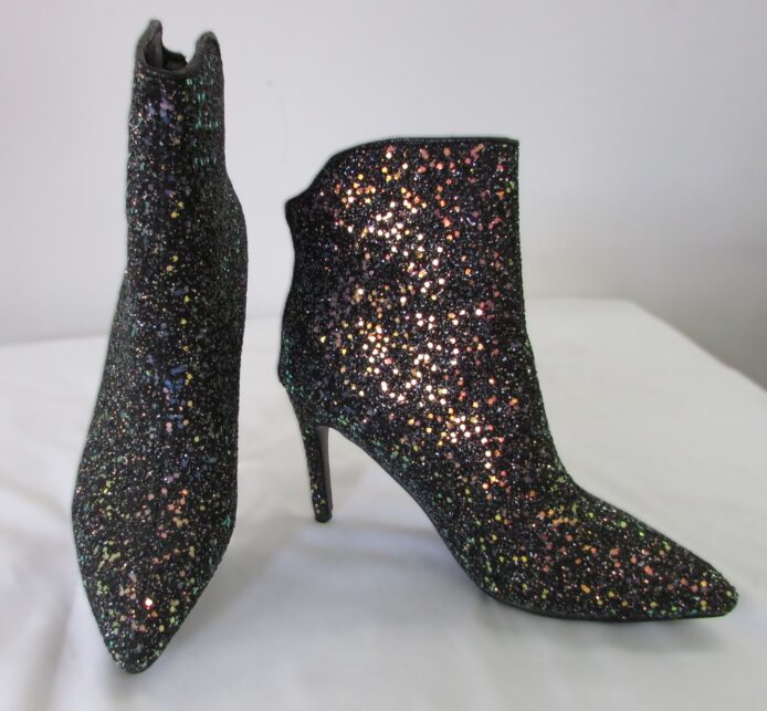 Unbranded Glitter Ankle Boots Size 9.5