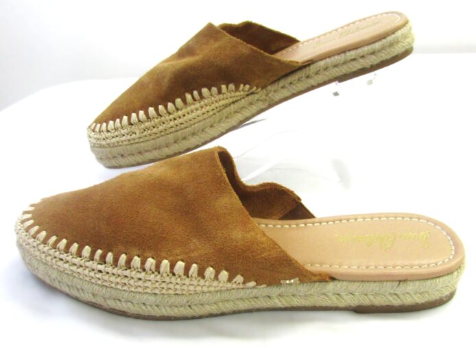 Sam Edelman Camel Suede Slip-On Platform Mules Size 10.5 - Image 3