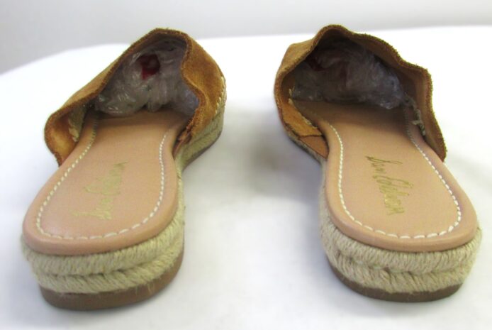 Sam Edelman Camel Suede Slip-On Platform Mules Size 10.5 - Image 6