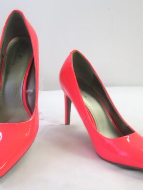 Worthington Women's Hot Pink Patent Leather Slip-On Heels Size 11