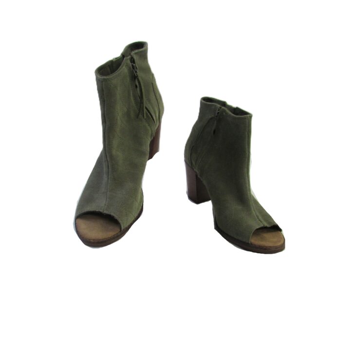 Tom's Peeptoe Ankle Boot Size 8.5