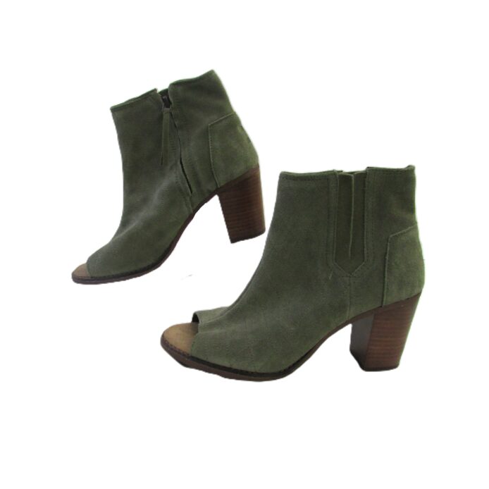 Tom's Peeptoe Ankle Boot Size 8.5 - Image 3