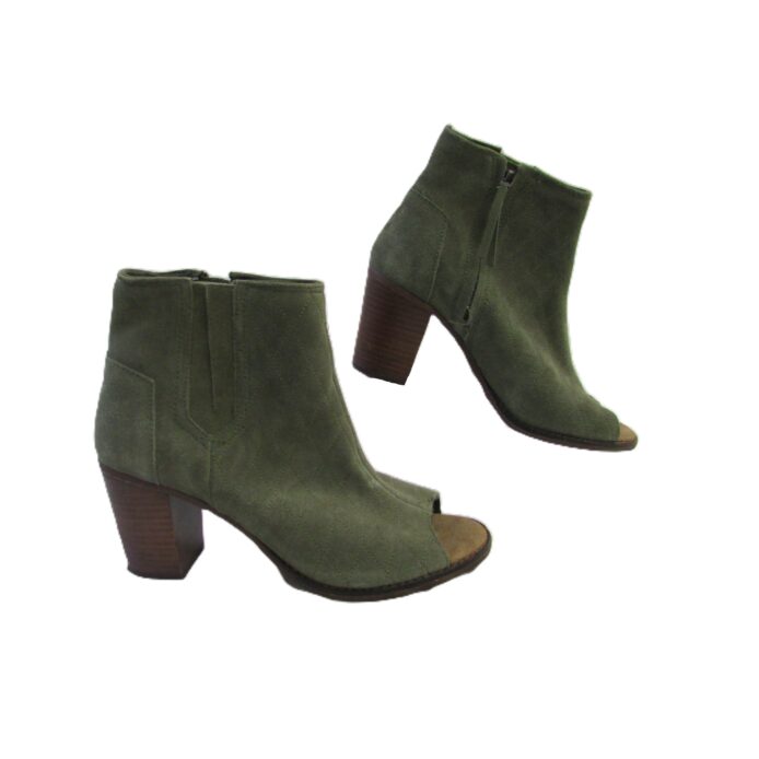 Tom's Peeptoe Ankle Boot Size 8.5 - Image 4