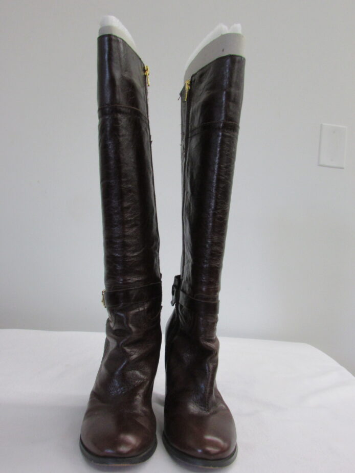 Audrey Brooke Tall Leather Boots Size 7 - Image 2