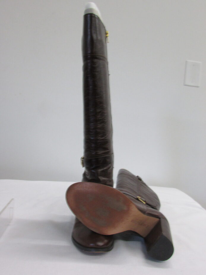 Audrey Brooke Tall Leather Boots Size 7 - Image 5