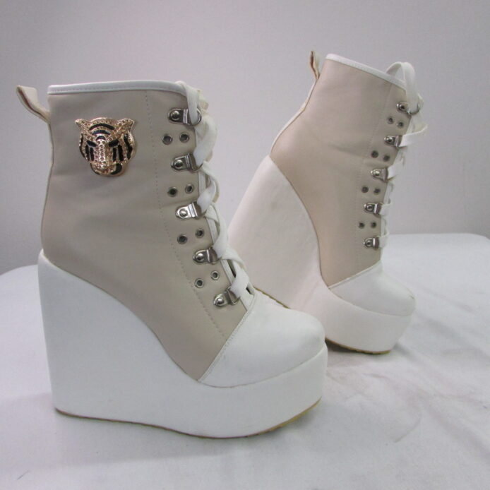 Unbranded Platform Wedge Ankle Boot Size 6.5 - Image 4