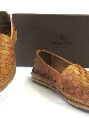 Patricia Nash Women's Padma Woven Camel Flats Size 6.5