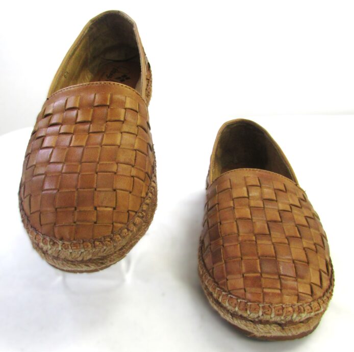 Patricia Nash Women's Padma Woven Camel Flats Size 6.5 - Image 2